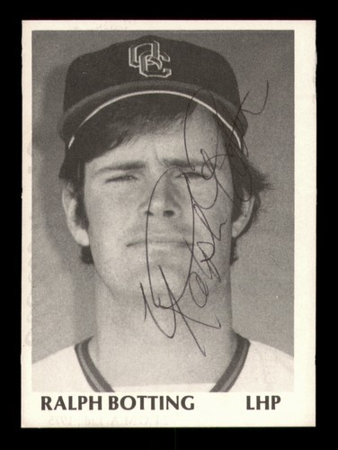 Ralph botting signed - ralph, tcma