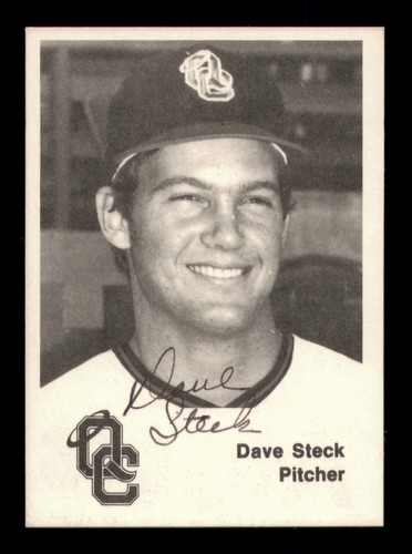 Dave steck signed 1976 - steck, tcma