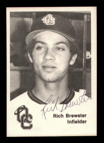 Rich brewster signed 1976 - signed, tcma