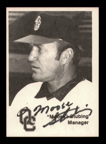Moose stubing signed - stubing, 1976